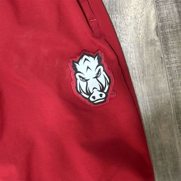 Nike Arkansas Razorbacks Men's Dri-FIT Track Pants Red Size M - Picture 4 of 7